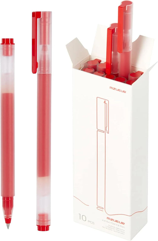 Bolígrafo Xiaomi, Gel Rojo, 0.5mm, Set 10 piezas BHR8863GL