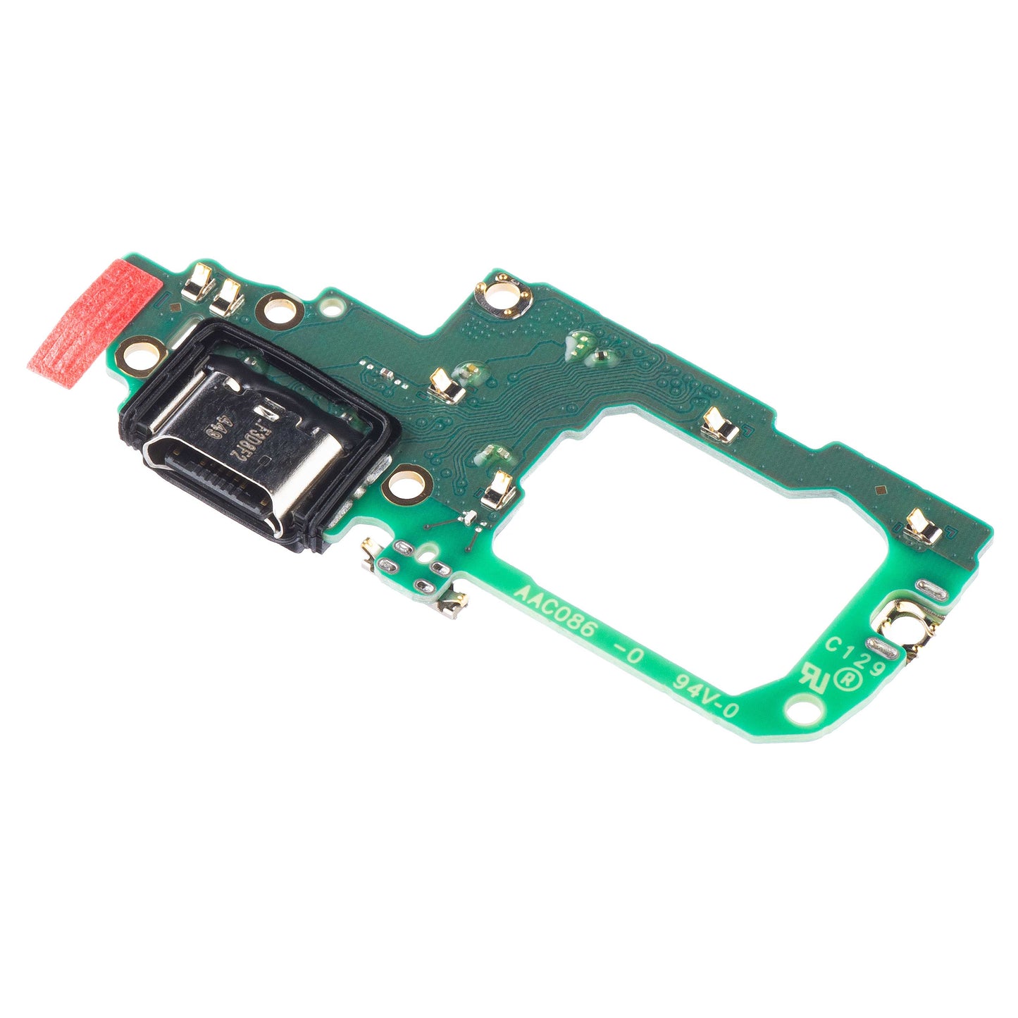 Placa del conector de carga del micrófono Oppo Reno10, Service Pack 621024000029