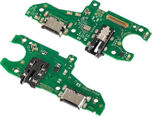 Placa con Conector de Audio - Carga - Micrófono Honor X7
