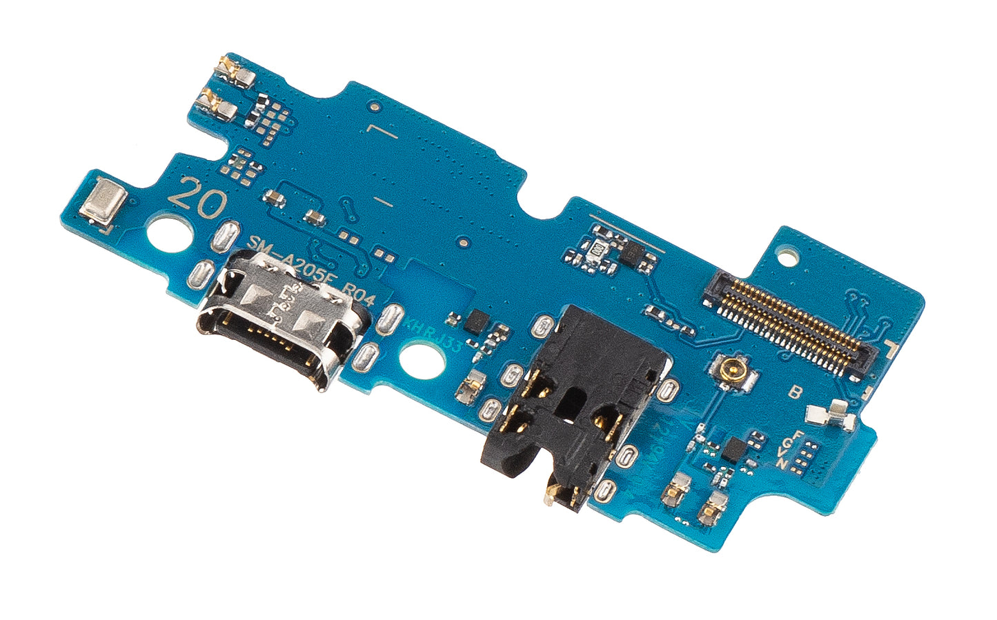 Placa con Conector de Carga - Audio - Micrófono Samsung Galaxy A20 A205