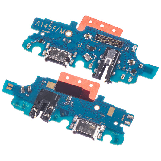 Placa con Conector de Carga - Audio - Micrófono Samsung Galaxy A14 A145, Versión No Europa