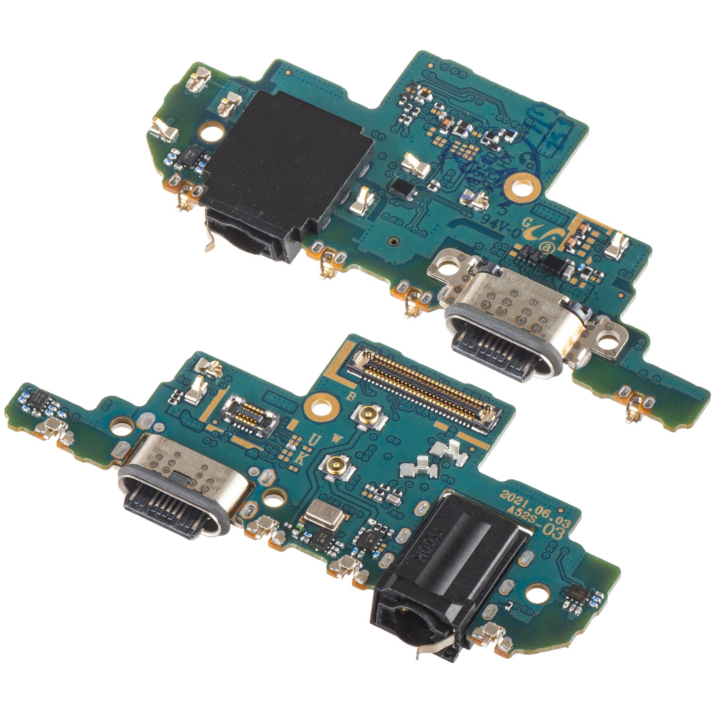 Placa con Conector de Carga - Audio - Micrófono Samsung Galaxy A52s 5G A528, Versión K2