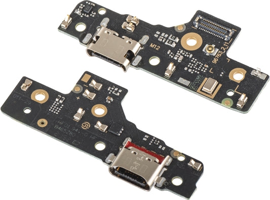 Placa con Conector de Carga - Micrófono Motorola Moto G Play (2023) / G Power (2022)
