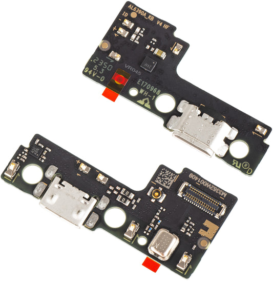 Placa con Conector de Carga - Micrófono Xiaomi Redmi 12C, Service Pack 5600020C3T00
