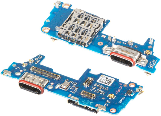 Placa con Conector de Carga - Micrófono - Módulo Lector SIM Realme 14 Pro, Service Pack 621024000134