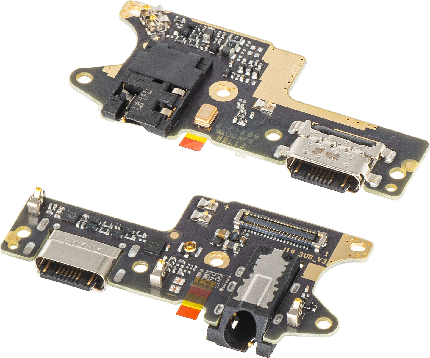 Placa con Conector de Carga - Audio - Micrófono Xiaomi Redmi 9, Service Pack 5600010J1900