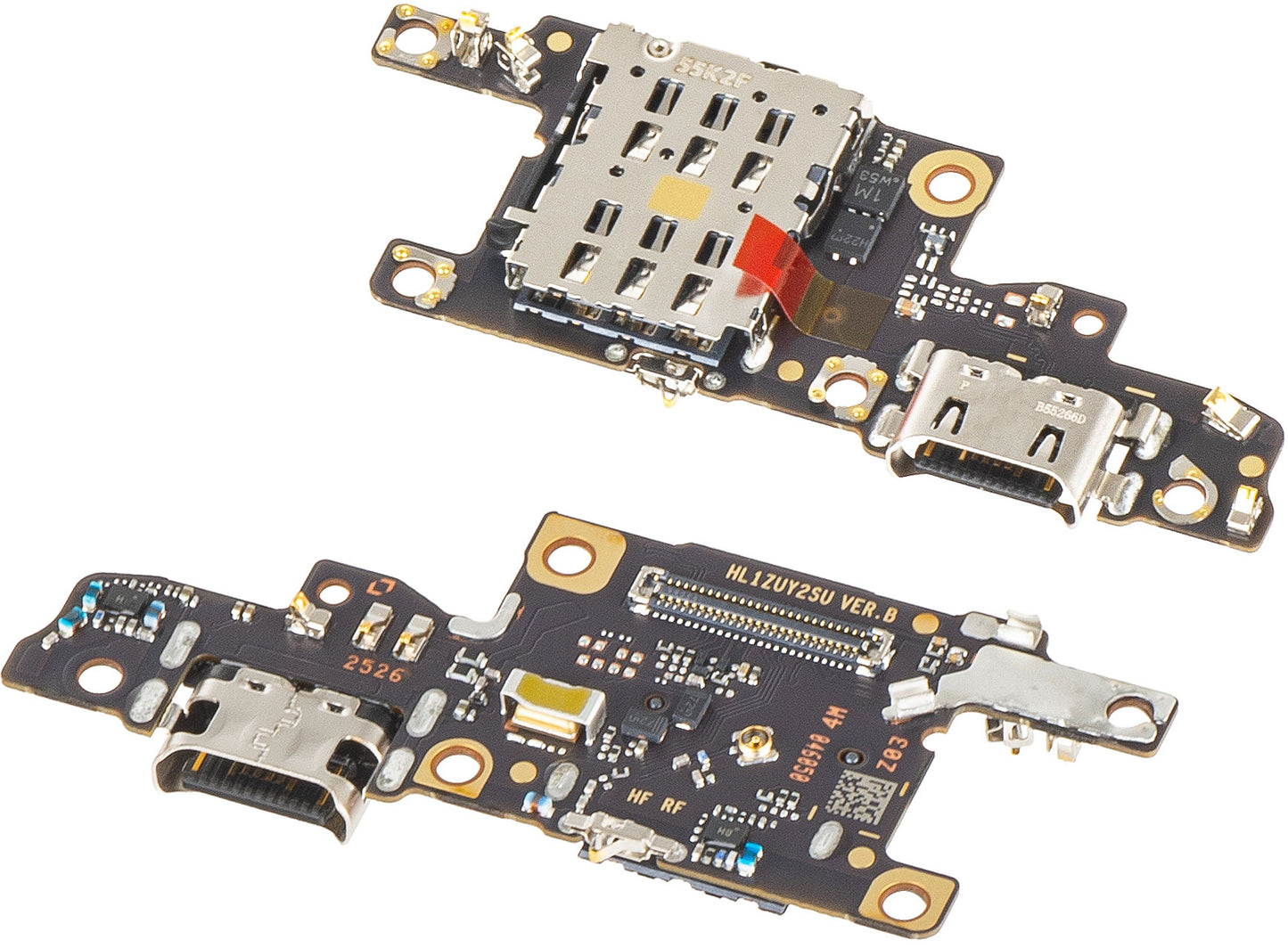 Placa con Conector de Carga - Micrófono - Módulo Lector SIM Huawei nova 14 Pro, Service Pack 02357EQE