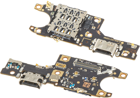 Placa con Conector de Carga - Micrófono - Módulo Lector SIM Honor 90, Swap