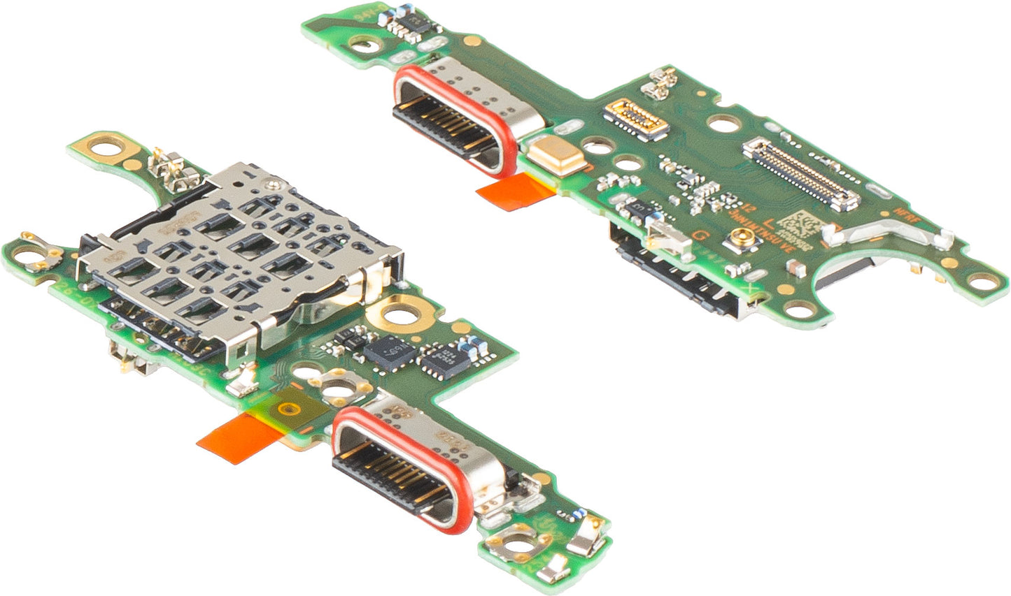 Placa con Conector de Carga - Micrófono - Módulo Lector SIM Honor Magic8 Lite, Service Pack 0235ARVX