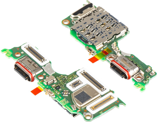 Placa con Conector de Carga - Micrófono - Módulo Lector SIM Oppo A6 Pro 5G, Service Pack 621024000199