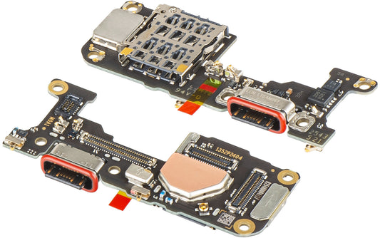Placa con Conector de Carga - Micrófono - Módulo Lector SIM Xiaomi 15T Pro, Service Pack 5600010O12U00