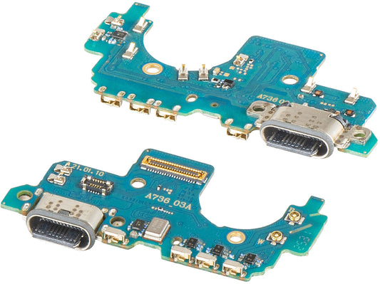 Placa con Conector de Carga - Micrófono Samsung Galaxy A73 5G A736