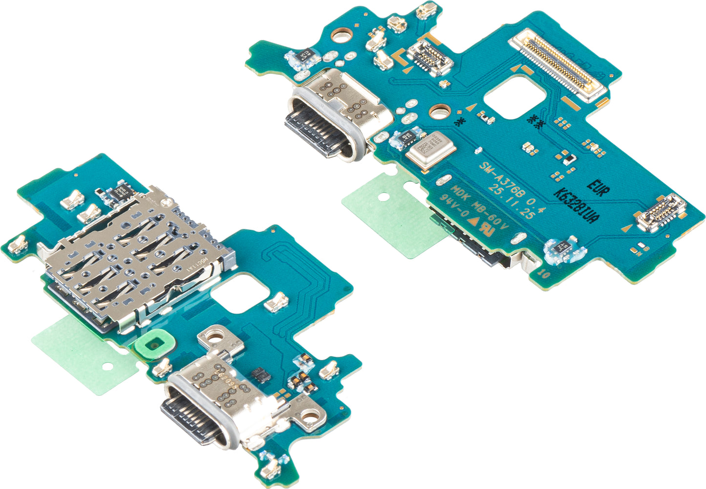 Placa con Conector de Carga - Micrófono - Módulo Lector SIM Samsung Galaxy A37 5G, Service Pack GH96-21038A