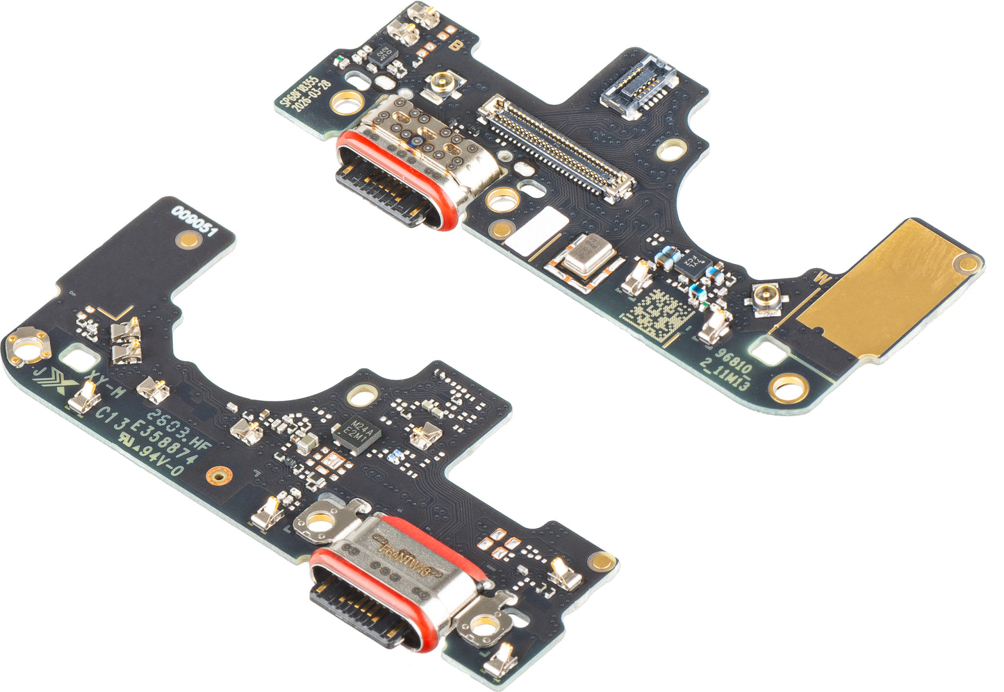 Placa con Conector de Carga - Micrófono Motorola Moto G87, Service Pack 5B28C32729