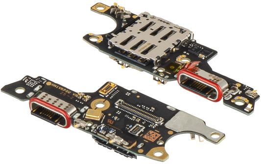 Placa con Conector de Carga - Micrófono - Módulo Lector SIM Honor 600, Service Pack 0235ATSF