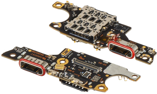Placa con Conector de Carga - Micrófono - Módulo Lector SIM Honor 600 Pro, Service Pack 0235ATUA