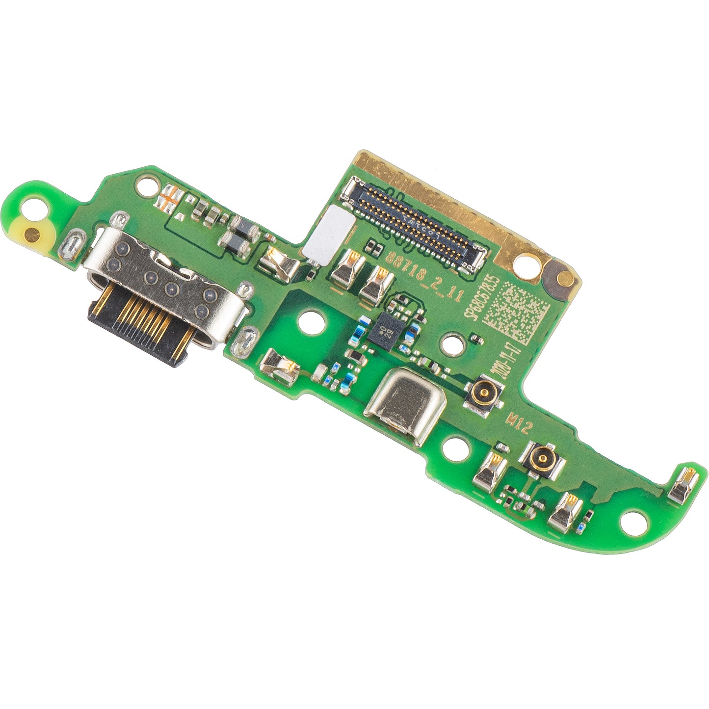 Motorola Moto G8 Micrófono de alimentación Placa de conector de carga, Service Pack 5P68C16141 