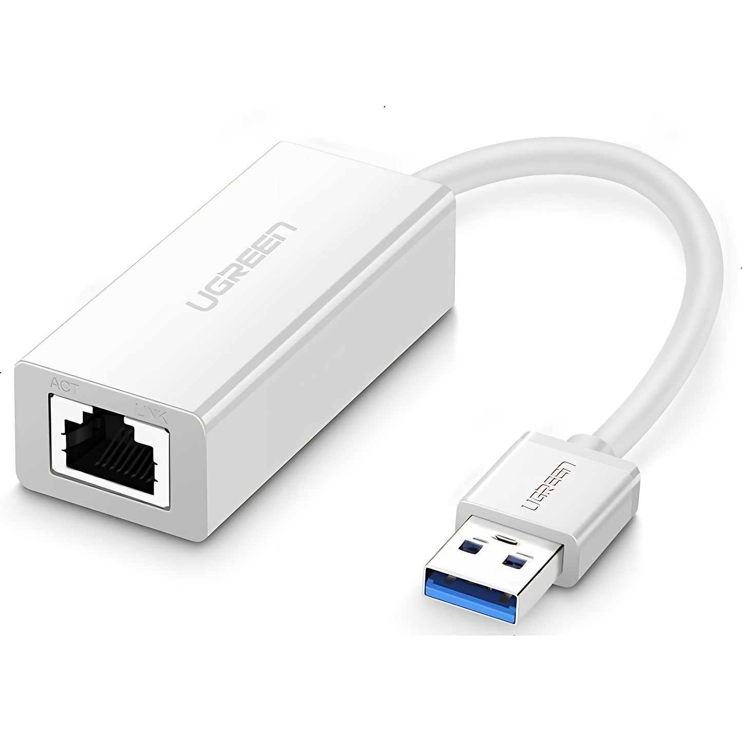Tarjeta de Red UGREEN CR111, RJ45, USB 3.0, Blanca