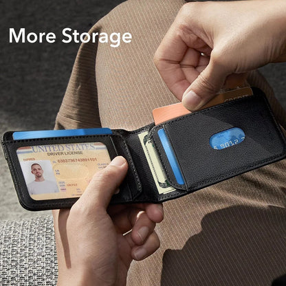 Cartera ESR Classic Geo con función Find My y Protección RFID, Marrón