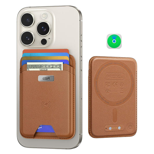 Cartera Magsafe, ESR, Classic Geo, Marrón