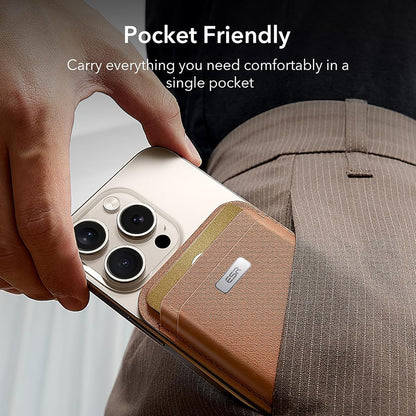 Cartera Magsafe, ESR, Classic Geo, Marrón