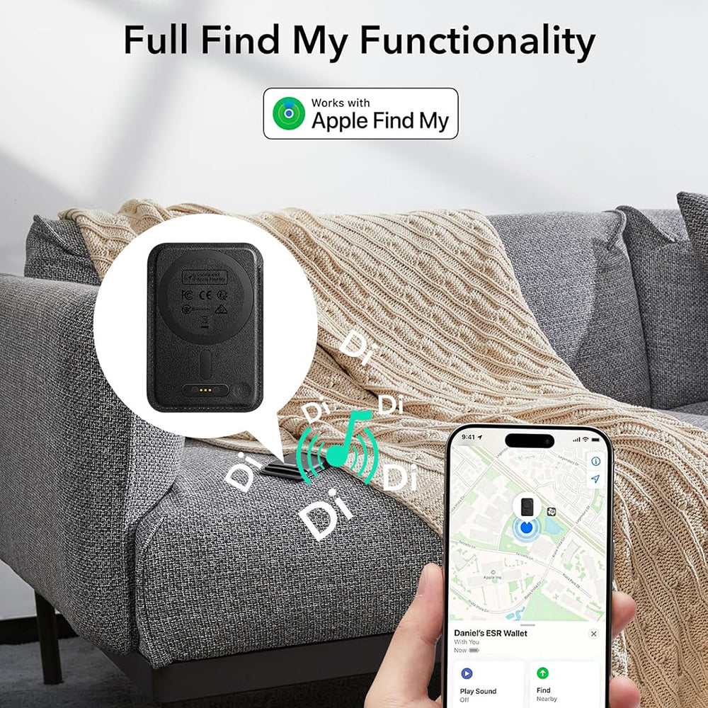 MagSafe Wallet, ESR, Classic Geo, Black