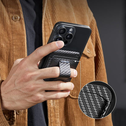 Cartera Magsafe, ESR, Findy my Wallet Carbon, Negro