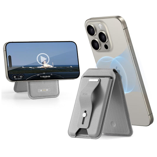 Cartera Magsafe, ESR, Find my Wallet, Gris