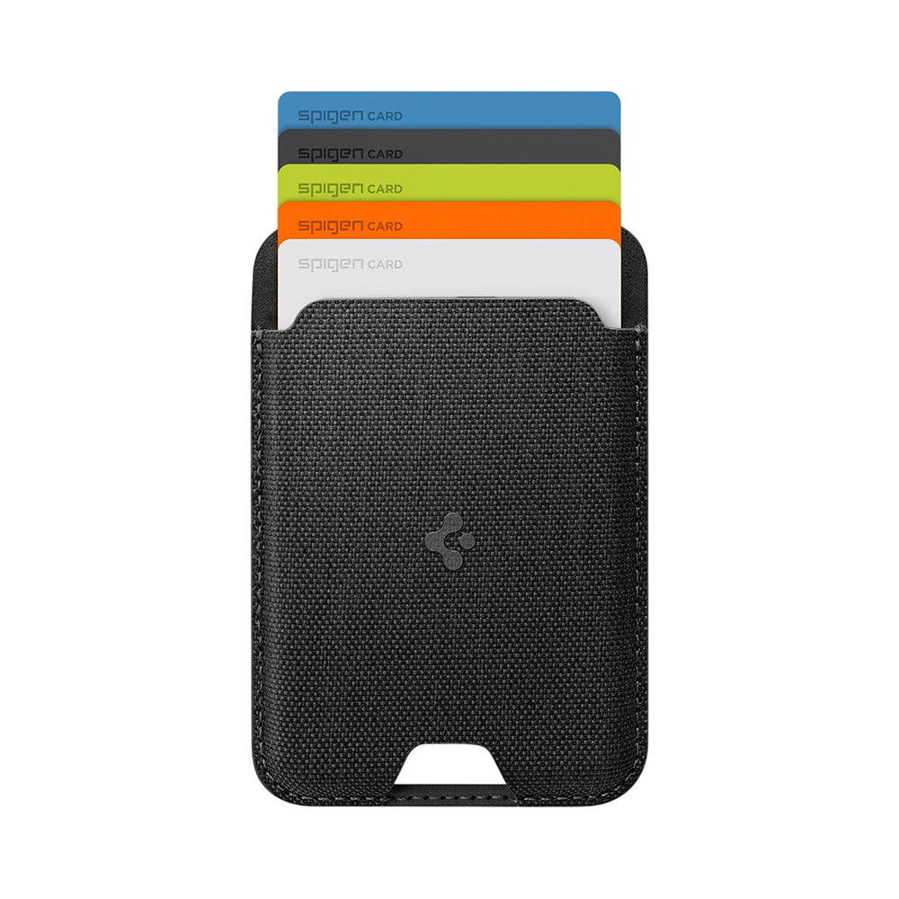Cartera MagSafe, Spigen, MagFit Urban Fit, Negro AFA11335