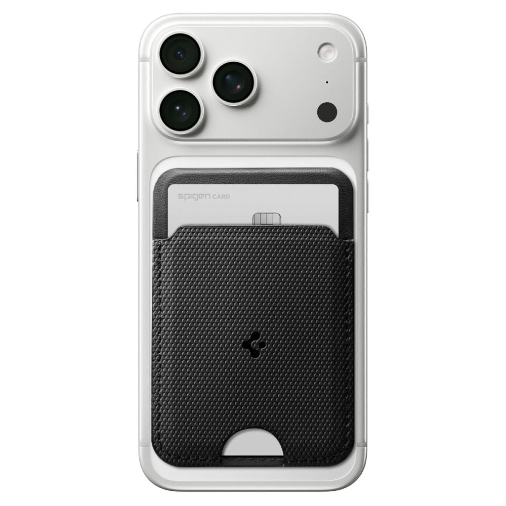 Cartera MagSafe, Spigen, Slim Fold S314-1, Negro AFA10405