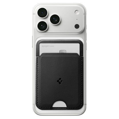 Cartera MagSafe, Spigen, Slim Fold S314-1, Negro AFA10405
