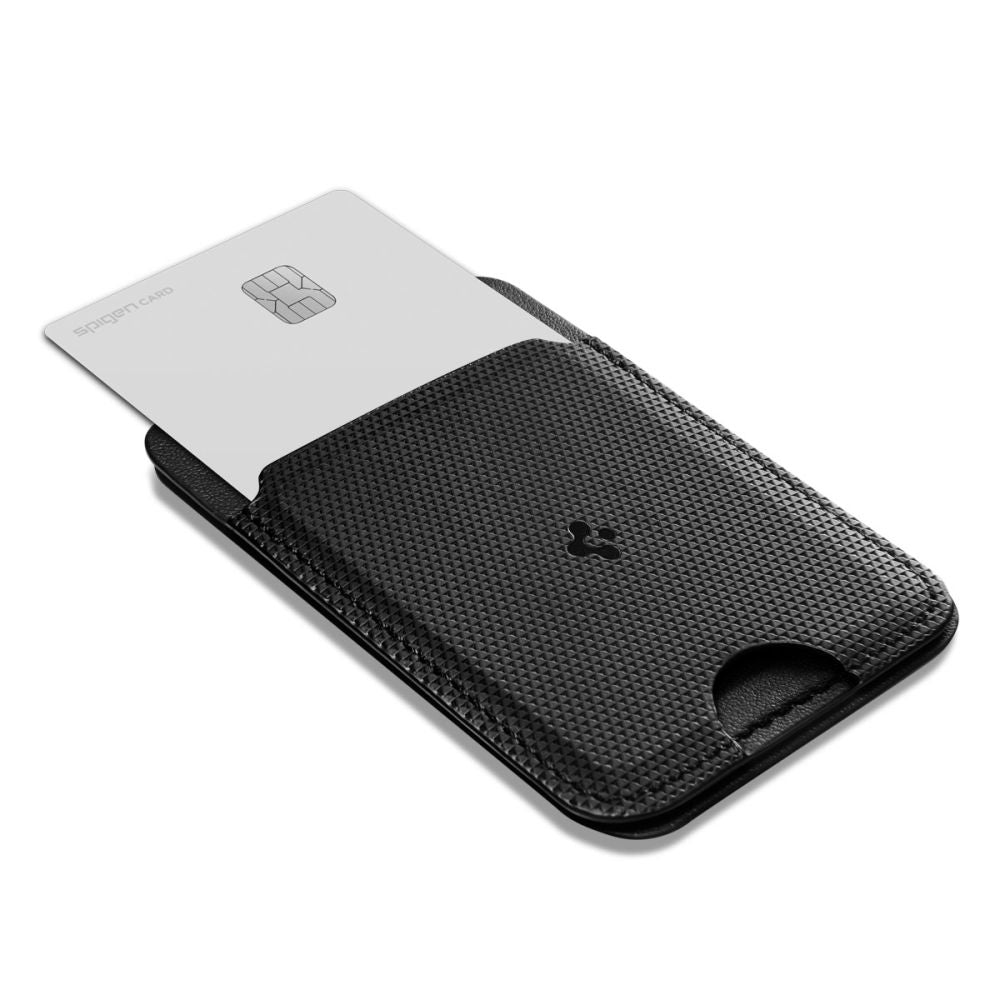 Cartera MagSafe, Spigen, Slim Fold S314-1, Negro AFA10405