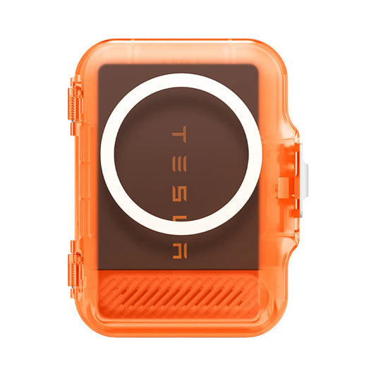 Cartera MagSafe, Spigen, TinTap MagFit+, Naranja Satinado AFA11381