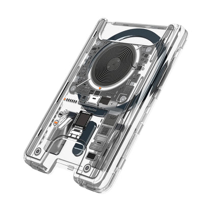 Cartera MagSafe, Spigen, Ultra Hybrid Zero One, Transparente AFA11403