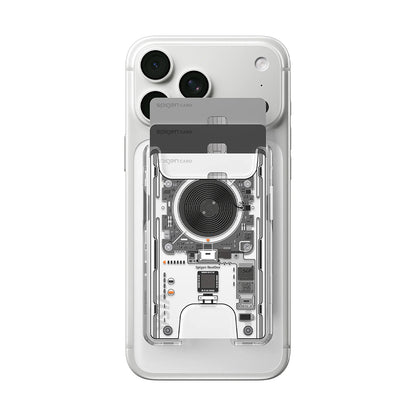 Cartera MagSafe, Spigen, Ultra Hybrid Zero One, Transparente AFA11403