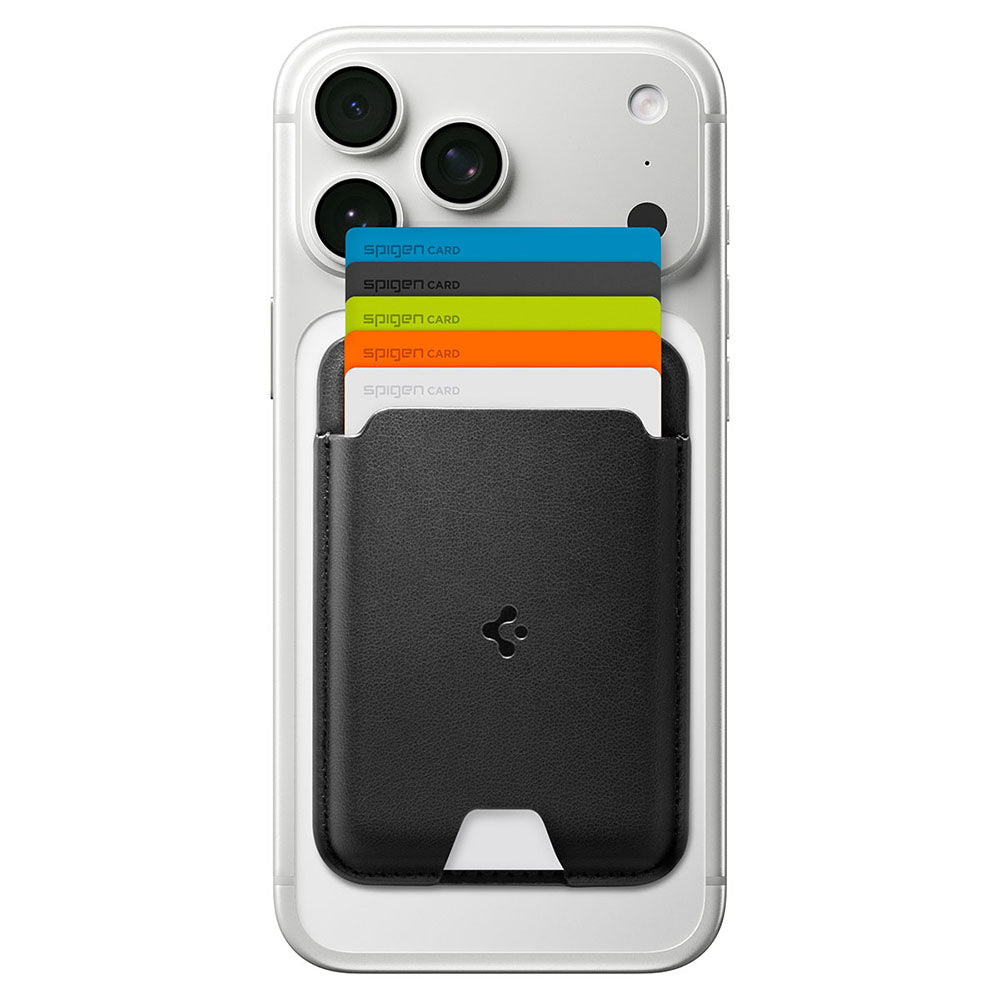 Cartera MagSafe, Spigen, Valentinus MagFit, Negro AFA11337