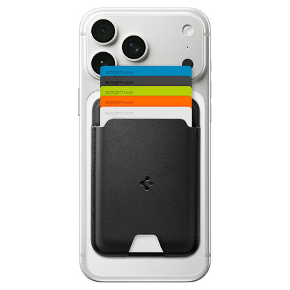 Cartera MagSafe, Spigen, Valentinus MagFit, Negro AFA11337
