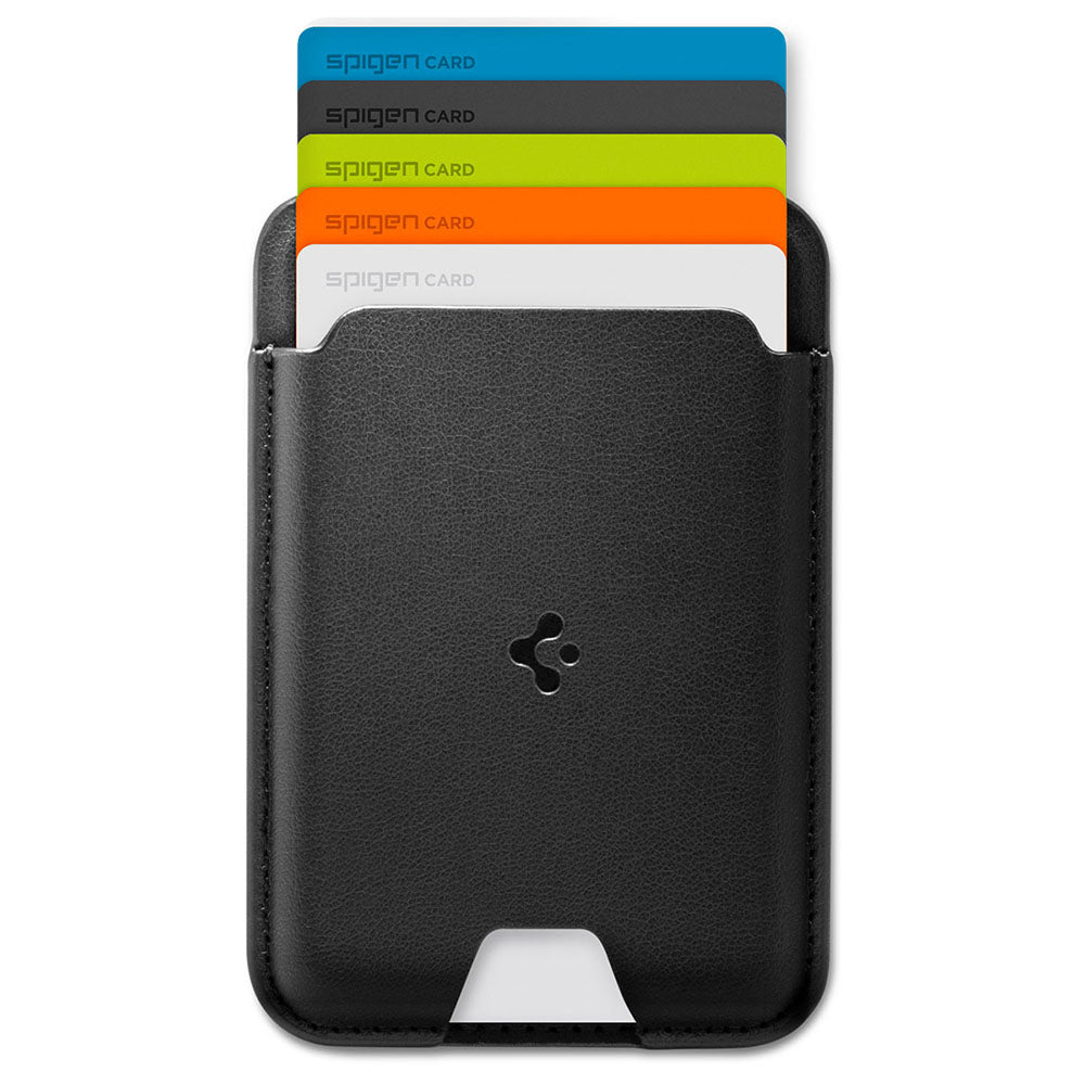 Cartera MagSafe, Spigen, Valentinus MagFit, Negro AFA11337