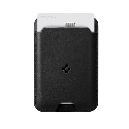 Cartera MagSafe, Spigen, Valentinus MagFit 2 Tarjetas, Negro AMP02284