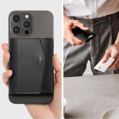 Cartera Magsafe, Spigen, Valentinus Pro, Negra