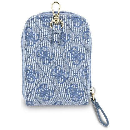 Cartera y Cordón para Teléfono Guess 4G Metal Logo, Azul