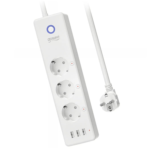 Regleta Gosund P1 Plus, Wi-Fi, 3 x Schuko