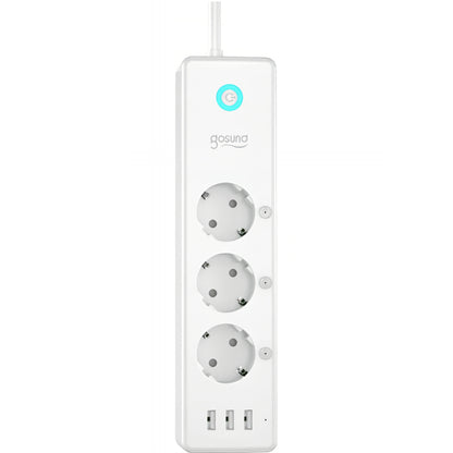 Regleta Gosund P1 Plus, Wi-Fi, 3 x Schuko