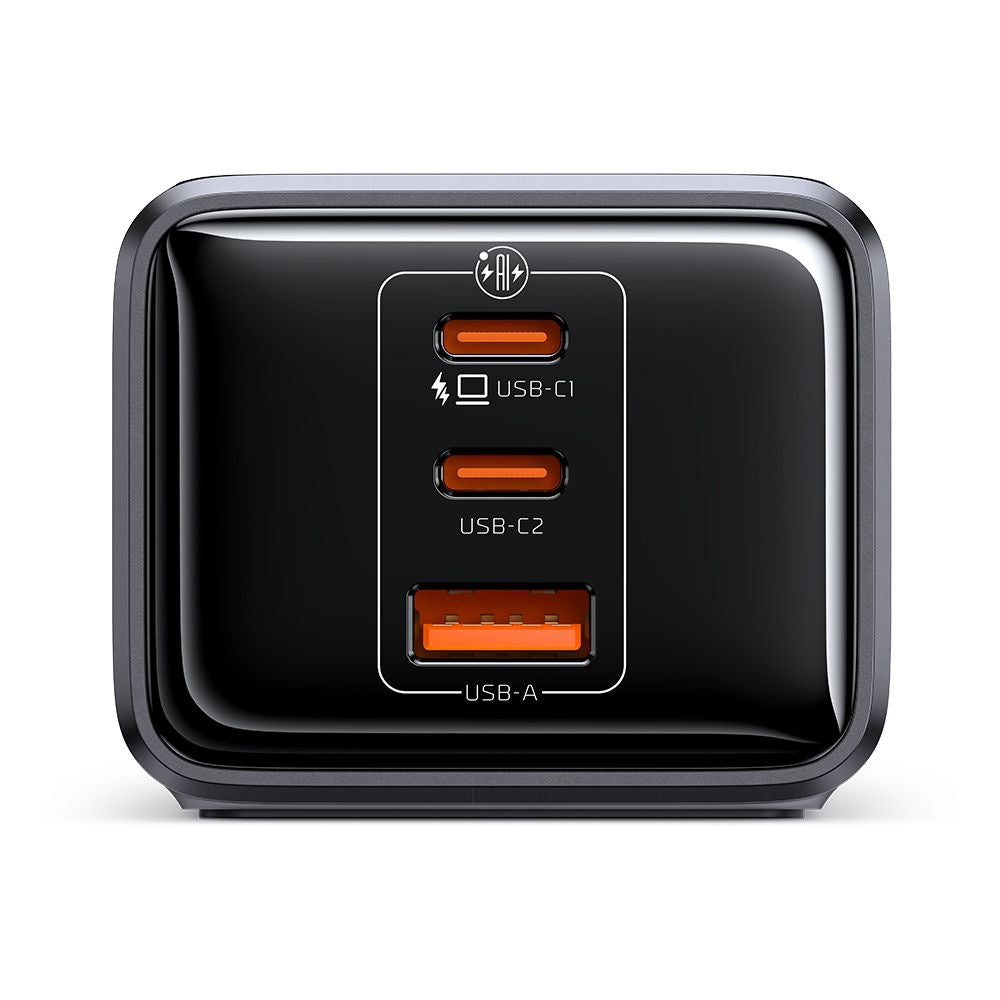 Extensión McDodo CH-0620, 3 x Schuko - 1 x USB-A - 2 x USB-C, Negro
