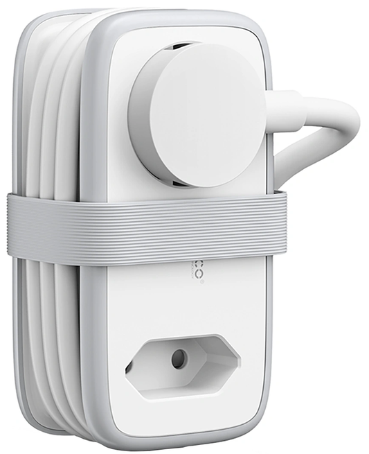 Extensión Orico APP, 2 x Schuko - 2 x USB-A - 1 x USB-C, Blanco Gris