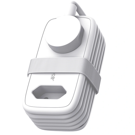 Extensión Orico APP, 2 x Schuko - 2 x USB-A - 1 x USB-C, Blanco Gris