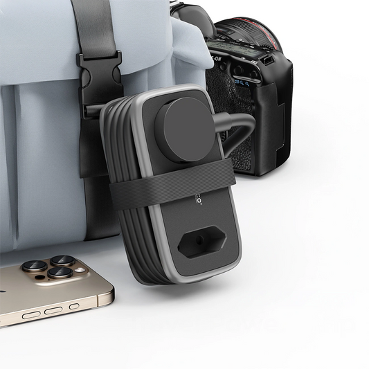 Extensión Orico APP, 2 x Schuko - 2 x USB-A - 1 x USB-C, Negro Gris