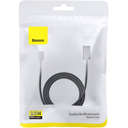 Baseus AirJoy Series USB 3.0 Extension, 1.5m, Black B00631103111-02