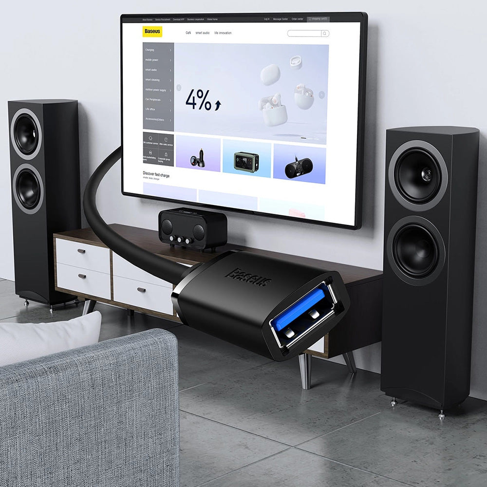 Extensor USB 3.0 Baseus AirJoy, 3m, Negro B00631103111-04