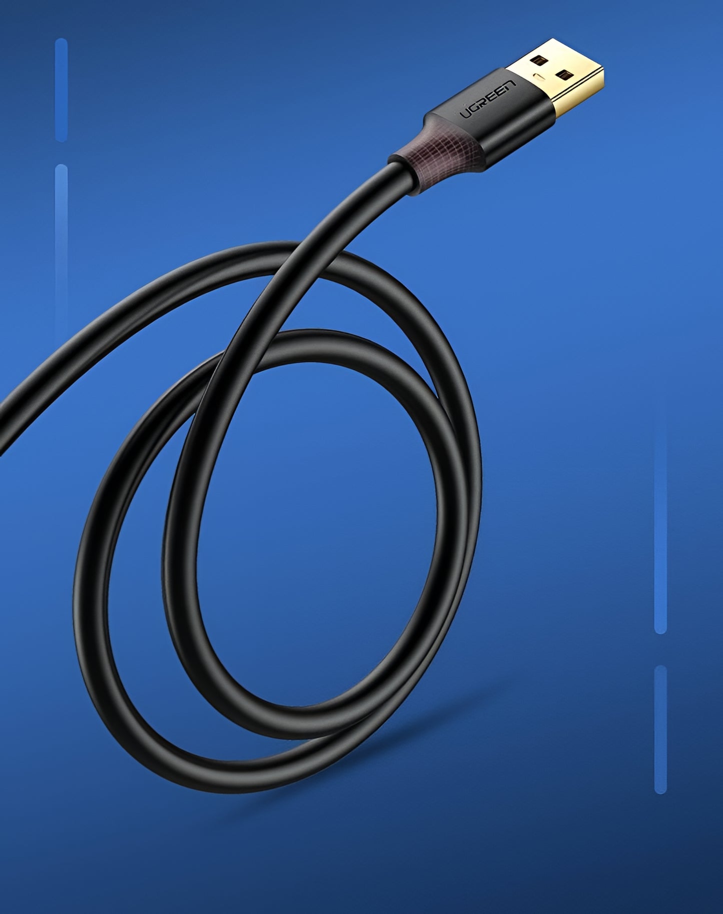 UGREEN US129 USB 3.0 Extension Cable, 2m, Black